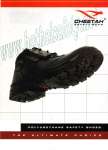 Cheetah PU Safety Shoes