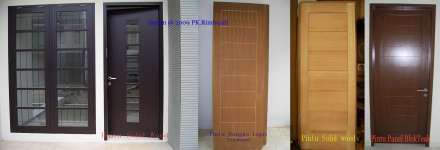 Pintu Panel Solid Standar, Pintu Minimalis, Pintu Ukir